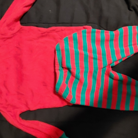 🎄Carter's "Never Naughty Always Nice" snug fit pj Unisex, Size 12m,Color:Red/g - Picture 7 of 11